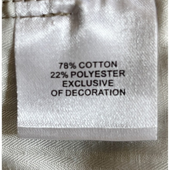 Tailorbyrd Pants Mens 36x30 Tan Cotton Blend Casual Preppy Golf Resort Chinos - Picture 7 of 8